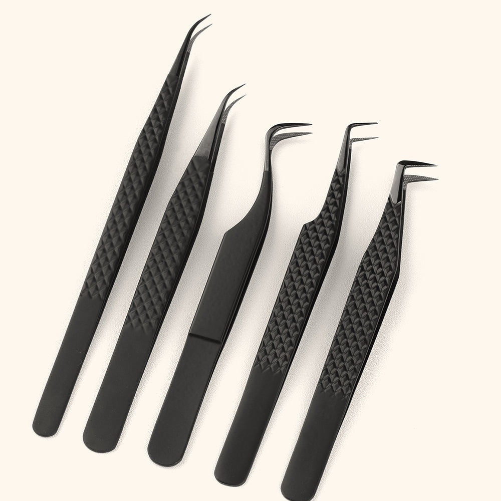 Fiber Tip Eyelash Extensions Tweezers - SENSELASHES