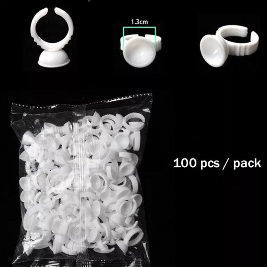 Glue Ring 100 pieces/pack - SENSELASHES
