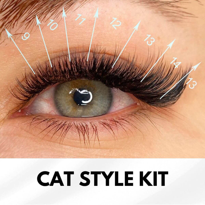 Cat Eye Lash Extensions Kit