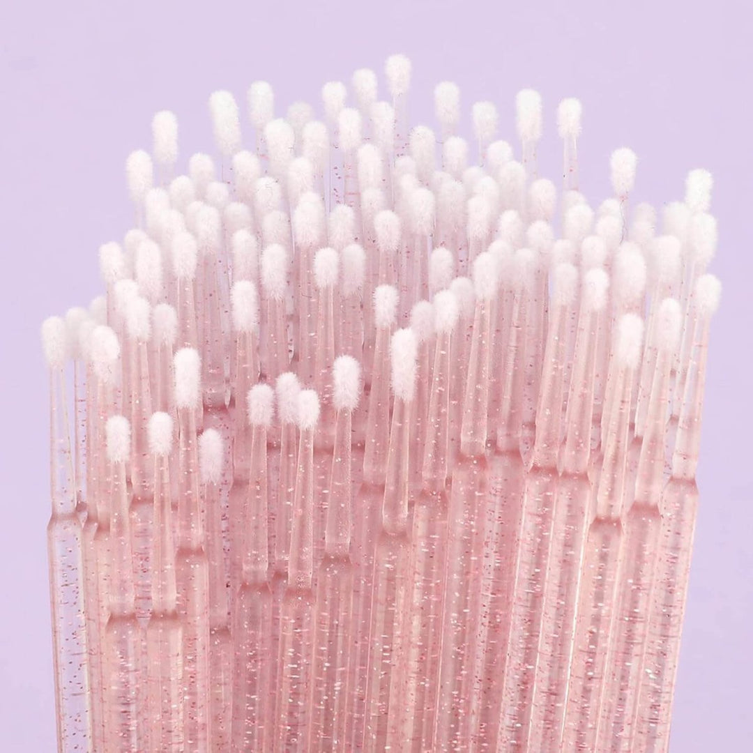 Crystal Disposable Micro Cotton Swab Brush - SENSELASHES