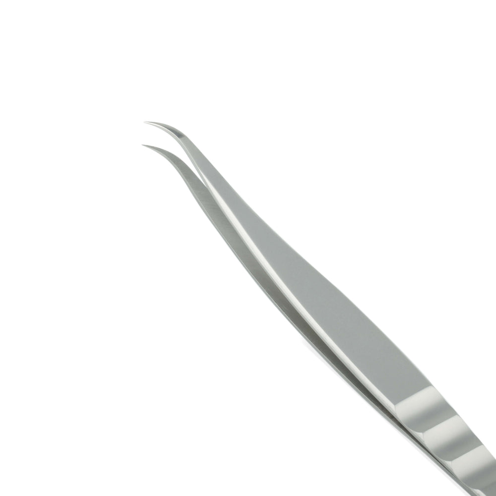 Petite Curved Tip Classic & Volume Eyelash Extension Tweezers - SENSELASHES