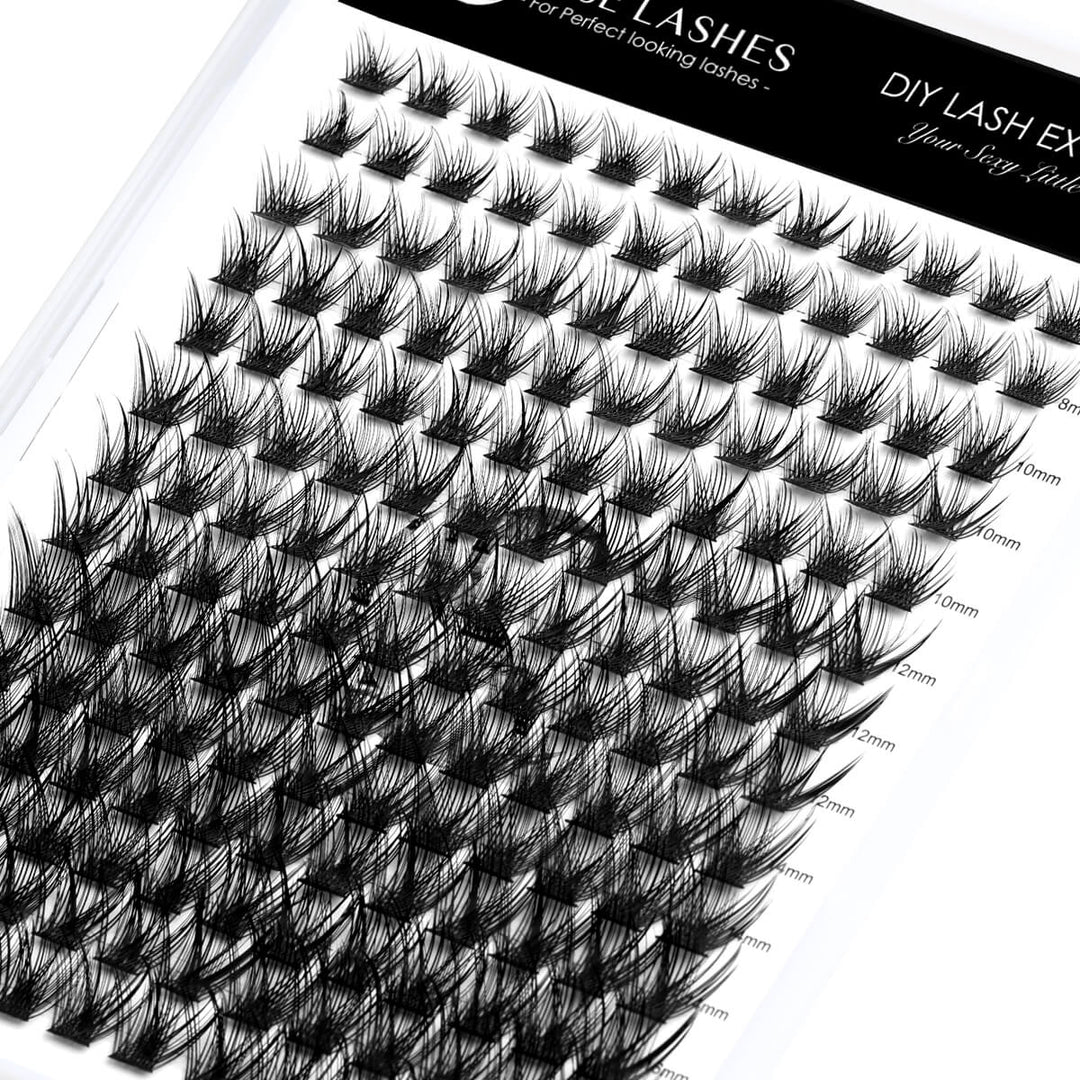 Classic-DIY Individual Clusters Lashes (168 Pcs) - SENSELASHES