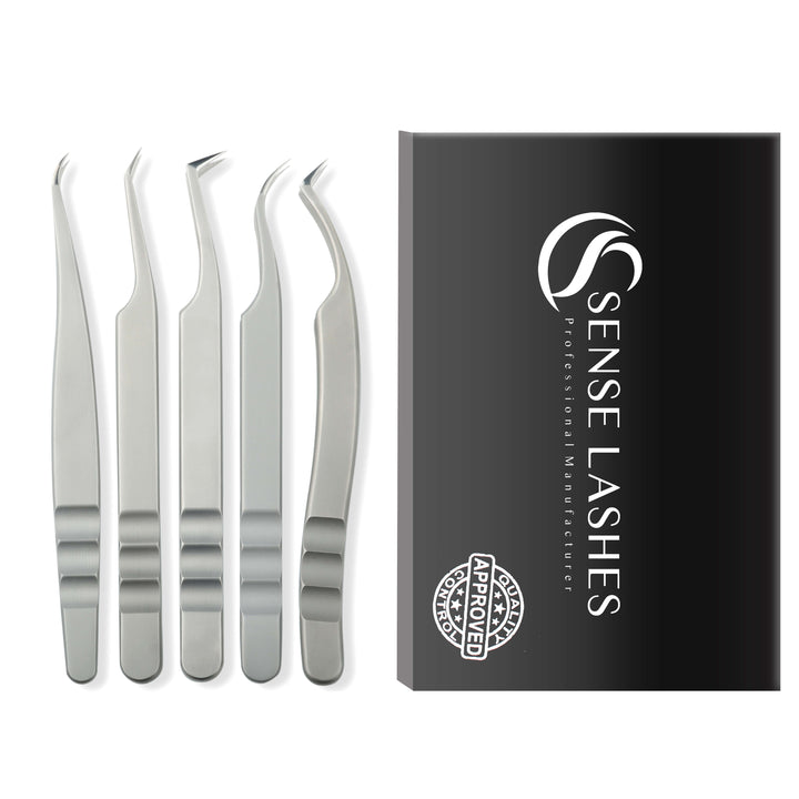 Eyelash Extensions Tweezers Kit - SENSELASHES