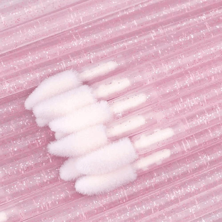 Glitter Lint Free Applicators Brush 50pcs - SENSELASHES