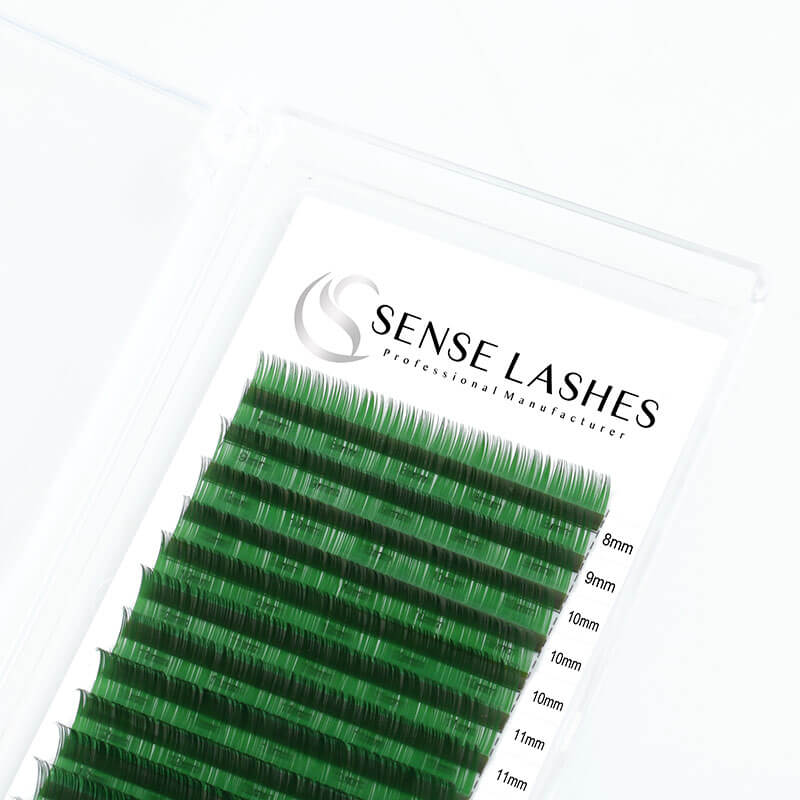 Green Lashes 0.05mm - SENSELASHES