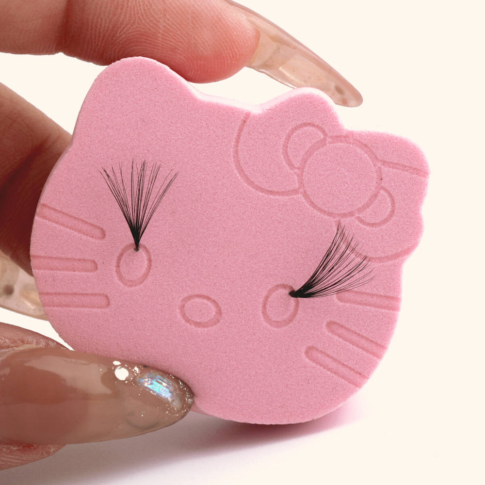 HELLO KITTY Eyelash Extension Sponge - SENSELASHES