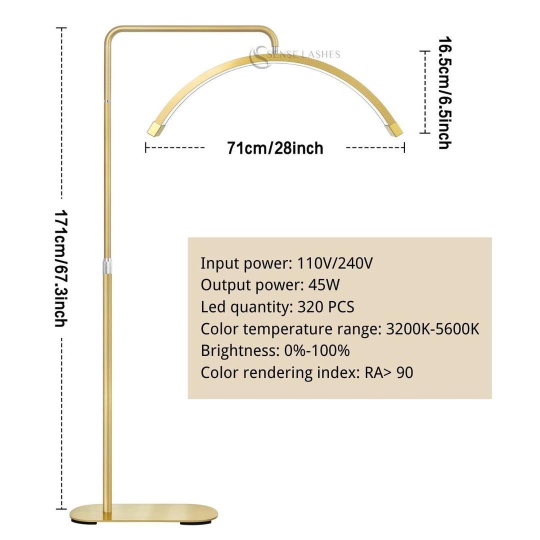 LED Moon Light Half Lamp for Eyelash Extensions