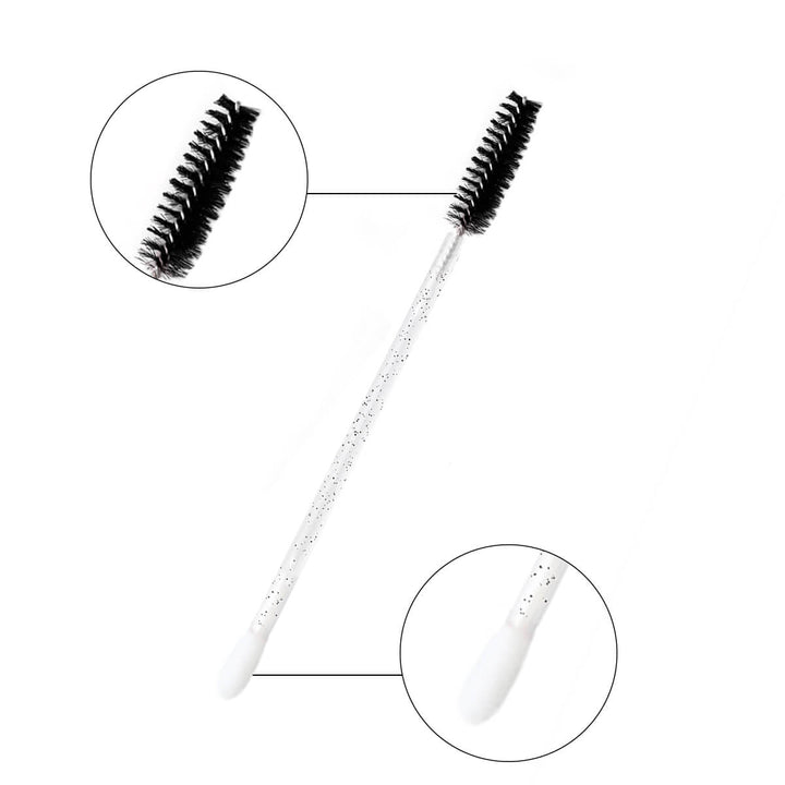 Lip Wand & Lashes Brush Duo For Eyelash Extensions