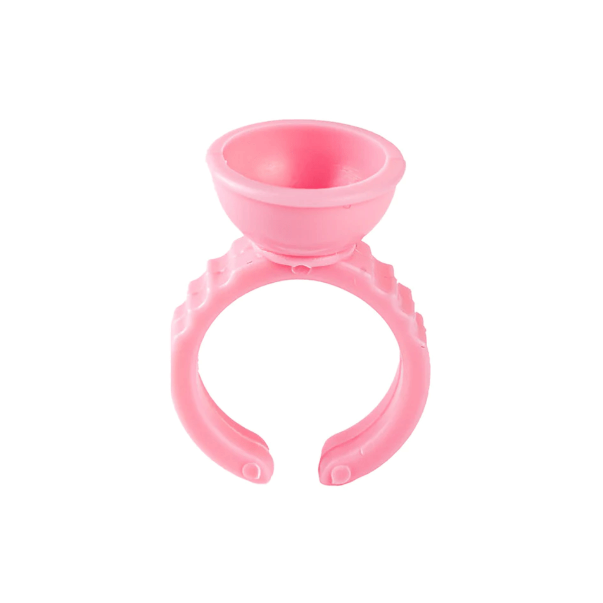 Pink Glue Ring 100 pieces/pack - SENSELASHES