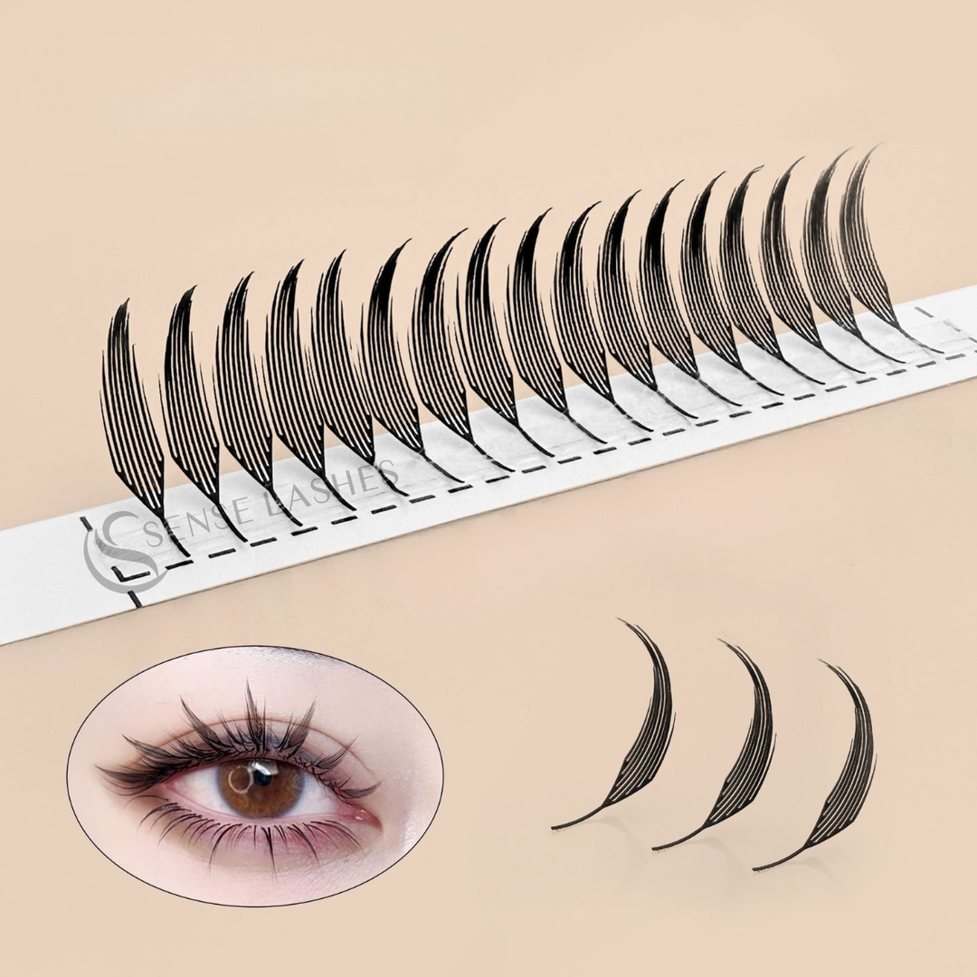 Premade Anime Chunk Eyelash Extensions