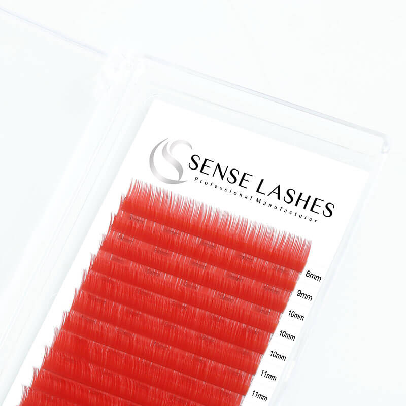 Red Lashes 0.05mm - SENSELASHES