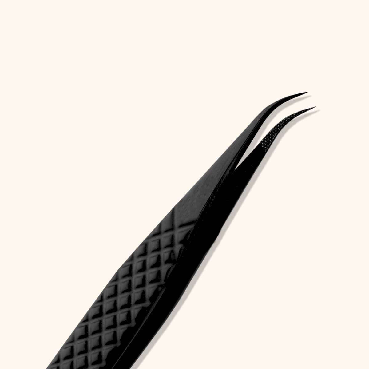 SLB-04 Straight Sharp Pointed Tweezers（Black） - SENSELASHES