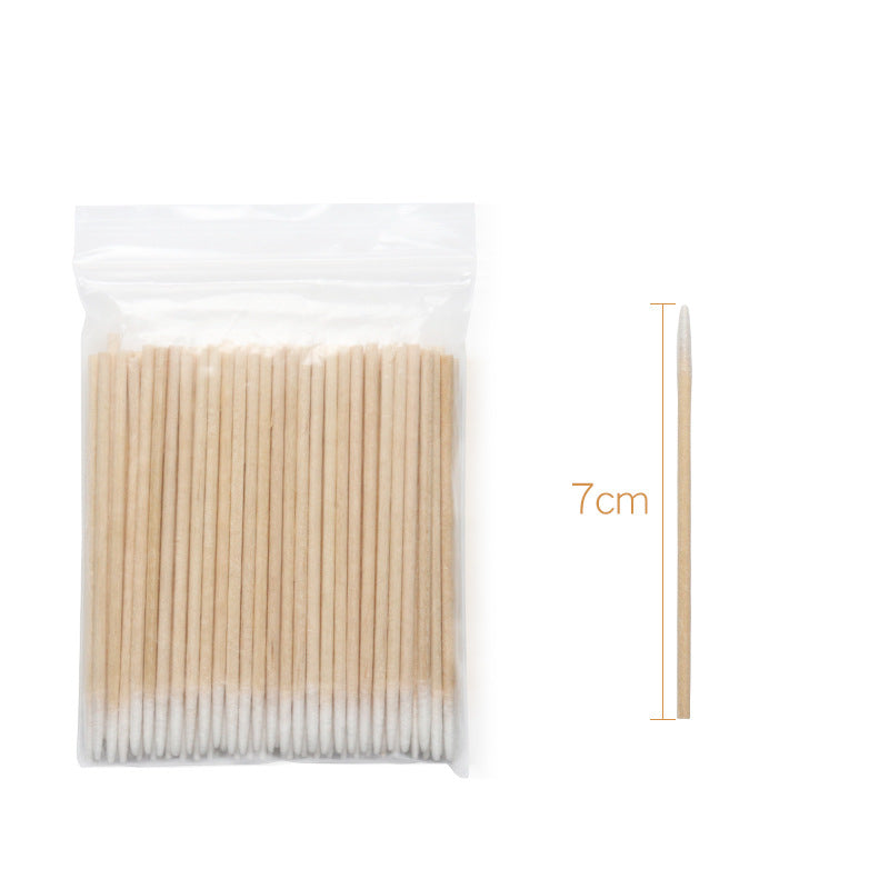 Pointed Cotton Swab For Eyelash Extensions 100Pieces/Pack - SENSELASHES