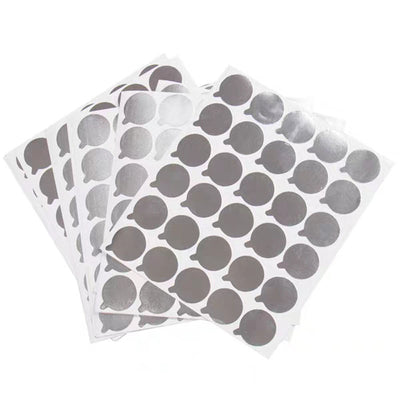 Aluminum Foil Glue Sticker 300pcs/Pack
