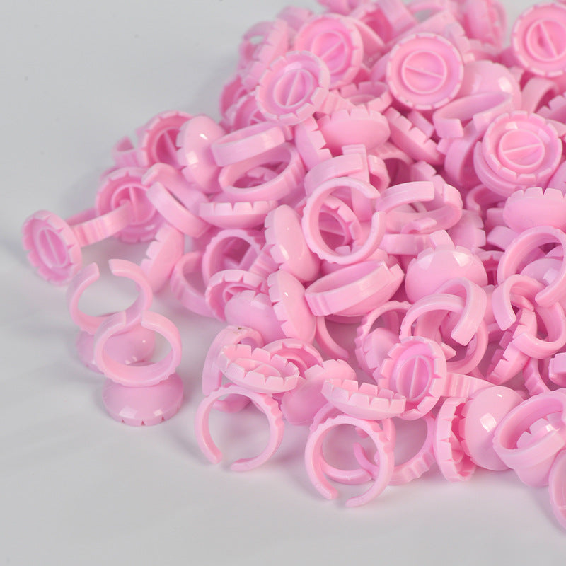 Blooming Glue Rings | 100 PCS - SENSELASHES