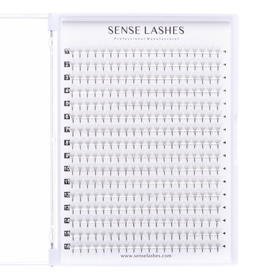 （320 Fans)16 Rows 5D Premade Volume Fans Lashes (Pointy Base) - SENSELASHES