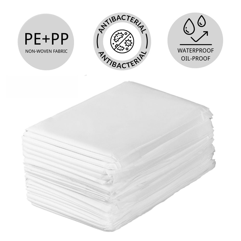 20Pcs Disposable Non-woven Fabric Bed Cover Fitted for Lash Salon