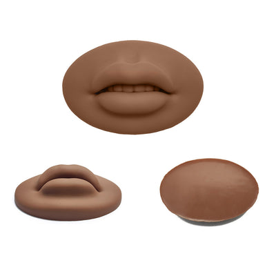 3D Lips Practice Silicone Skin Permanent Makeup Fake Skin Lips - SENSELASHES