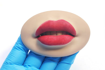 Lèvres 3D Pratique Silicone Peau Maquillage Permanent Fausse Peau Lèvres