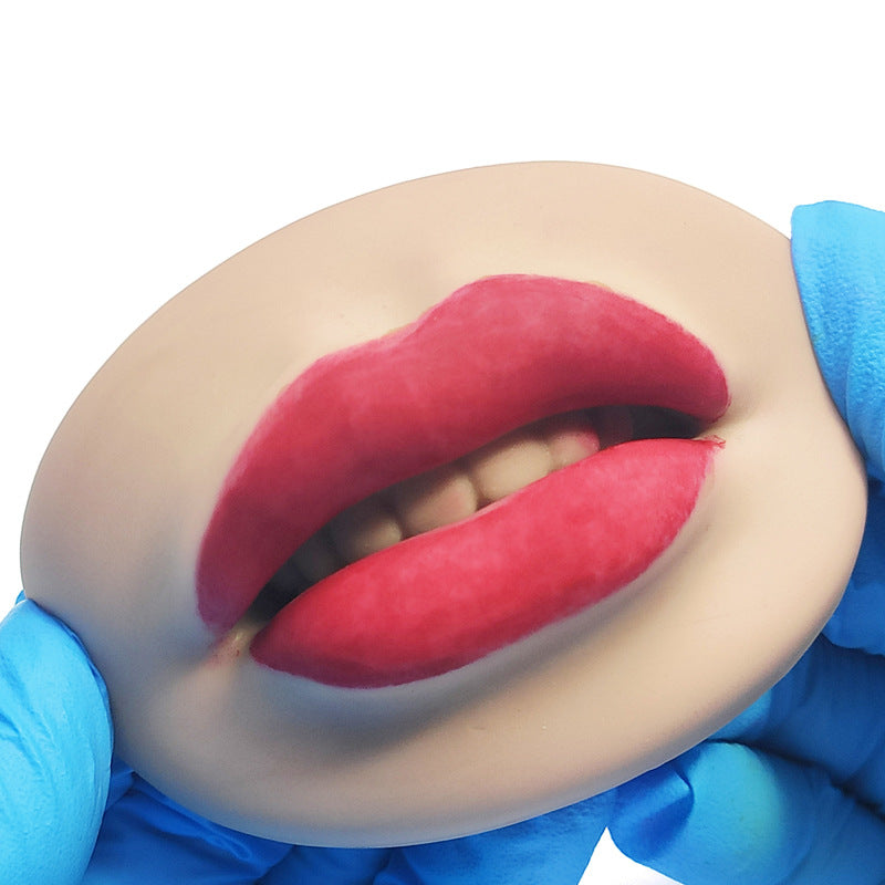 3D Lips Practice Silicone Skin Permanent Makeup Fake Skin Lips - SENSELASHES