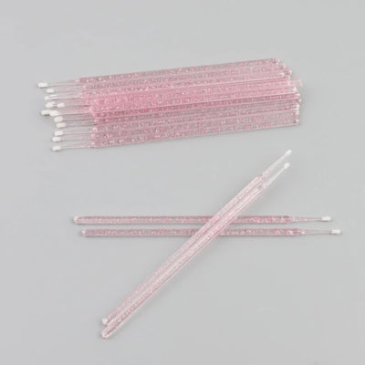 Crystal Disposable Micro Cotton Swab Brush - SENSELASHES