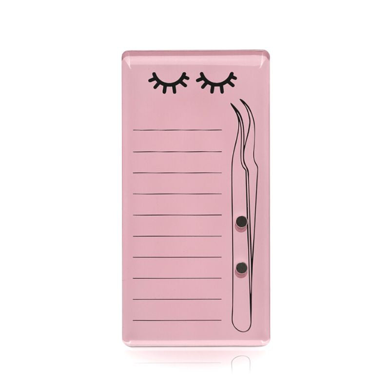 Pink Magnetic Acrylic Lash Tile for Eyelash Extensions