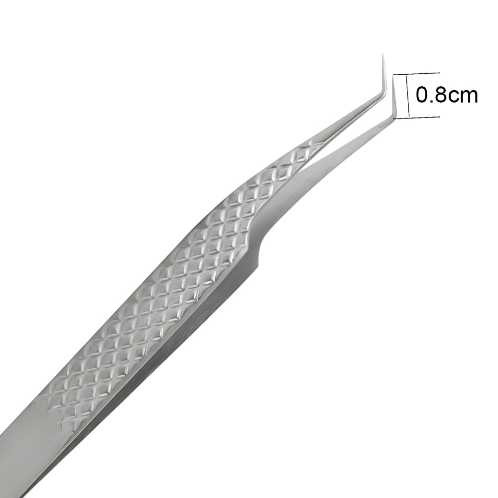 SL-05 SILVER TWEEZERS FOR EYELASH EXTENSION - SENSELASHES